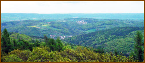 Blick auf den Spessart