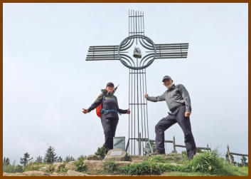 Der h�chste Punkt auf dem Gro�en Feldberg ist erreicht