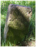 Histor. Grenzstein am Wegesrand