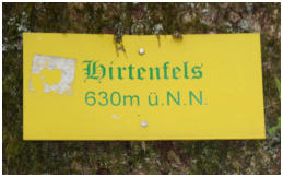 Der Hirtenfels ist ein sch�ner Aussichtspunkt