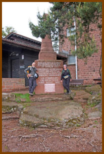 Gipfelfoto am Denkmal f�r K�nig Maximilian I.