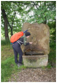 Erfrischung am Alster-Brunnen