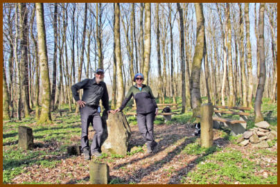 Der Hirschberg hat einen w�rdigen Gipfelstein