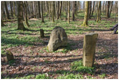 Der Gipfelstein ist mit vier Steinen umgeben, die die Himmelsrichtungen symbolisieren