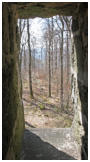 Blick aus einer Turmscharte