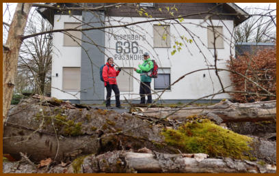 Diesmal starten wir die Wanderung vom Gipfel aus