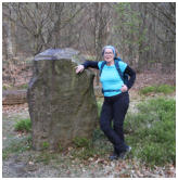 ... und einen Pauli-Gedenkstein gibt es wenige Meter weiter auch